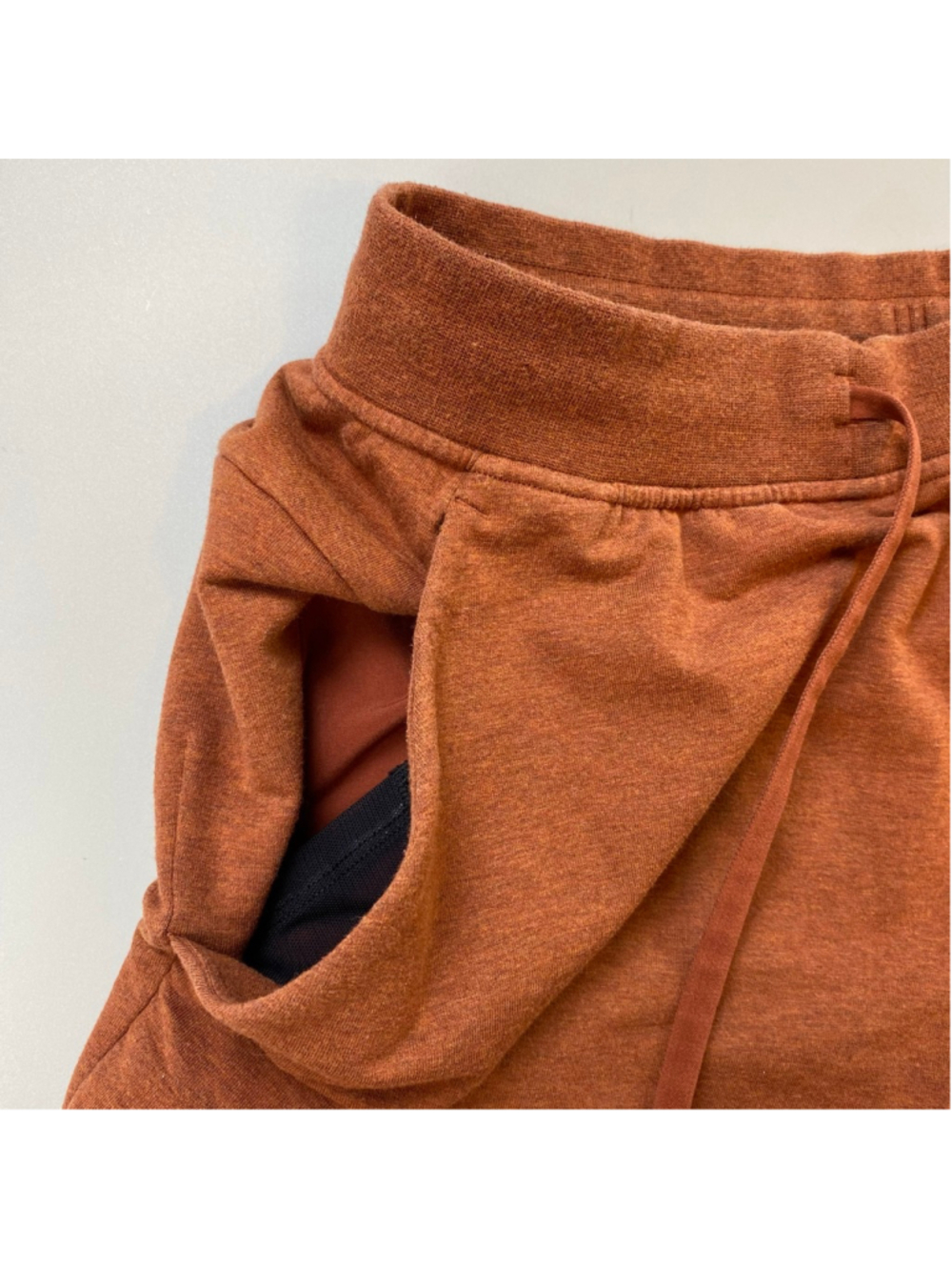 Lululemon City Sweat Shorts 9” Mens Large Heathered Dark Terracotta 2019 M7AB5S - Picture 13 of 16